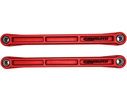 Camburg KINETIK Series Rear Billet Lower Trailing Arm Kit Red - 2021+ Ford Bronco Suspension offroad accessory | Iron Ridge Offroad