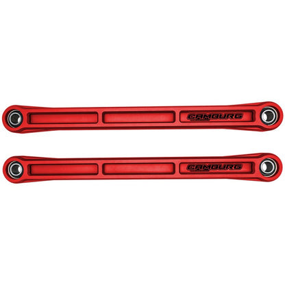 Camburg KINETIK Series Rear Billet Lower Trailing Arm Kit Red - 2021+ Ford Bronco Suspension offroad accessory | Iron Ridge Offroad