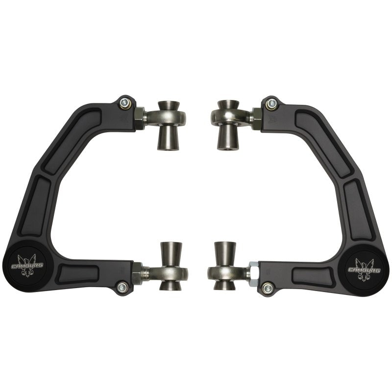 Camburg KINETIK V2 Billet Uniball Gray Upper Control Arms - 2019 - 2023 Ford Ranger Suspension offroad accessory | Iron Ridge Offroad
