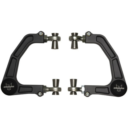 Camburg KINETIK V2 Billet Uniball Gray Upper Control Arms - 2019 - 2023 Ford Ranger Suspension offroad accessory | Iron Ridge Offroad