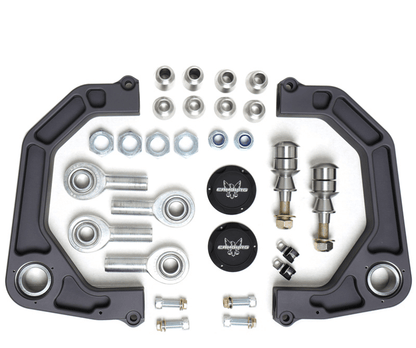 Camburg KINETIK V2 Billet Uniball Gray Upper Control Arms - 2019 - 2023 Ford Ranger Suspension offroad accessory | Iron Ridge Offroad