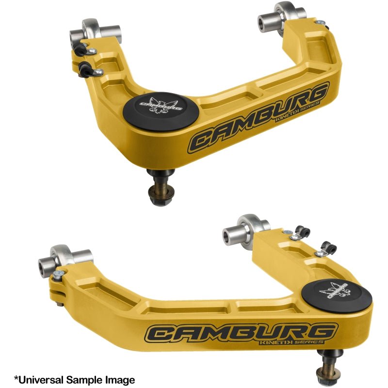 Camburg KINETIK V2 Performance Billet Uniball Upper Arms Gold - 2021+ Ford Bronco Suspension offroad accessory | Iron Ridge Offroad