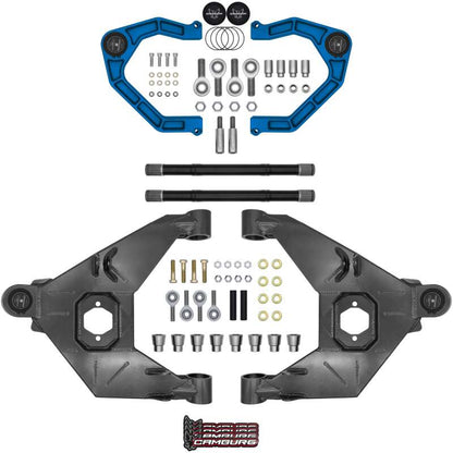 Camburg Trail Series Long Travel Kit for Ford Bronco 2021 - 2024 – King Blue, Part Number CAM - 110243 - KX - BLU Suspension offroad accessory | Iron Ridge Offroad