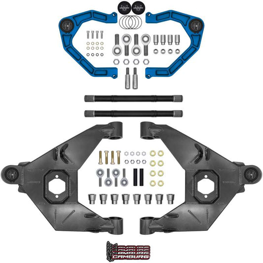 Camburg Trail Series Long Travel Kit for Ford Bronco 2021 - 2024 – King Blue, Part Number CAM - 110243 - KX - BLU Suspension offroad accessory | Iron Ridge Offroad