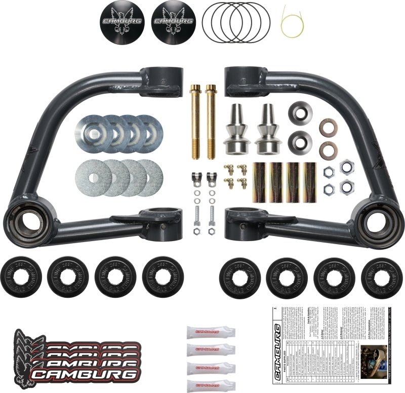 Camburg Tubular Performance Uniball Upper Control Arms - 2019 - 2023 Ford Ranger Suspension offroad accessory | Iron Ridge Offroad