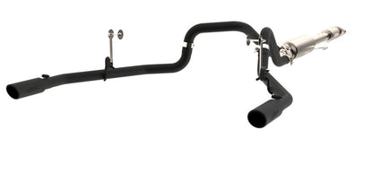 MBRP 3in Cat-Back Dual Split Rear Exit Black Exhaust System | Ford F-150 5.0L (15) (S5258BLK)
