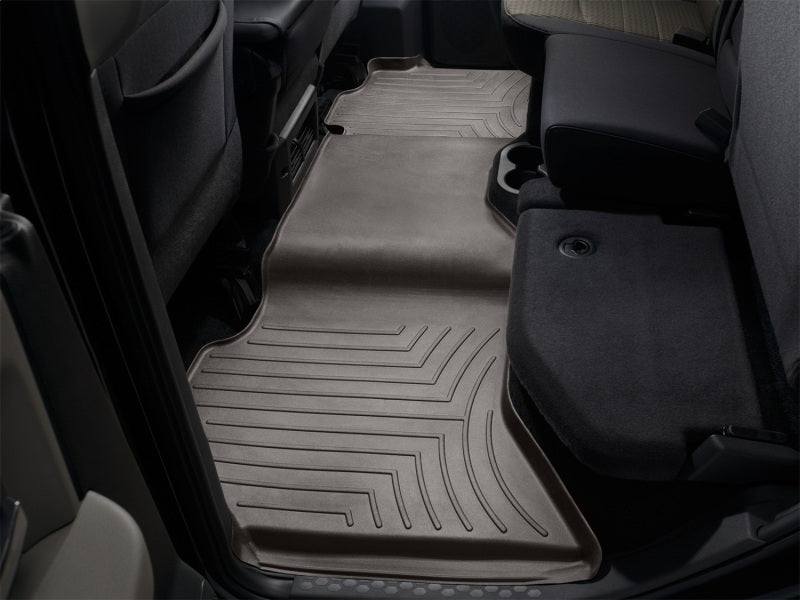 WeatherTech Rear FloorLiner (CREW CAB): Fits Most Ram 1500 / 2500 / 3500 Models (2002-2026) - Cocoa