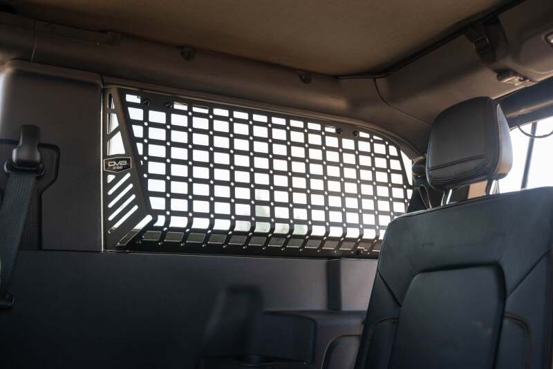 DV8 Offroad 21-24 Ford Bronco 2-Door Rear Window Molle Panels | Ford Bronco (21-26) (MPBR-12)