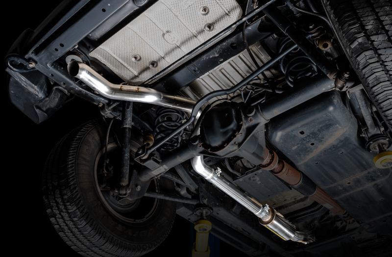 AWE Trail Edition Cat-Back Exhaust (Single Turn-Down Exit): Jeep Gladiator 3.6L V6 2020 - 2025