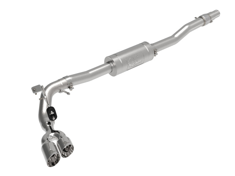 aFe 3in Cat-Back Exhaust Side Exit w/ Polished Tips | Ford Ranger (19) (49-33111-P)