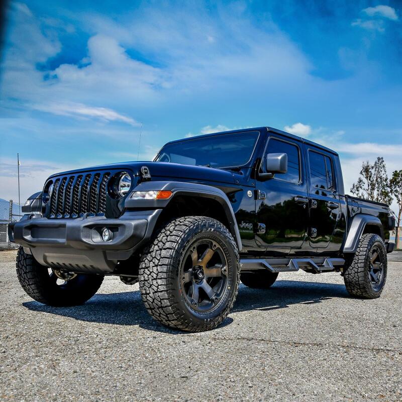 Westin Textured Black HDX Drop Nerf Step Bars: Jeep Gladiator (2020-2024)