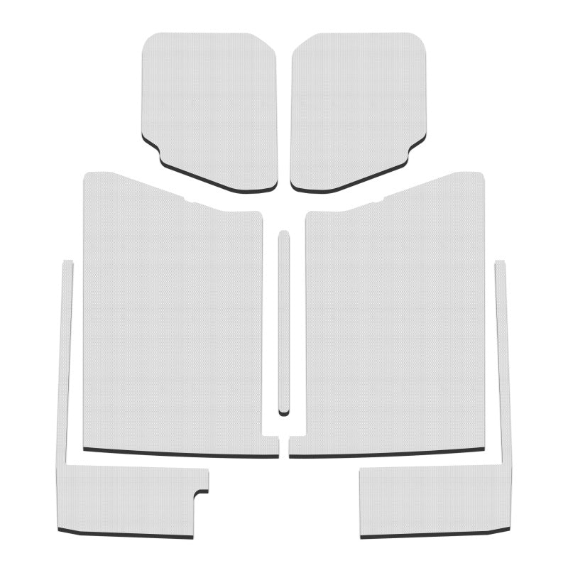 DEI Sound Deadening Boom Mat Headliner Kit 7-Piece: Jeep Gladiator (18-26) - White