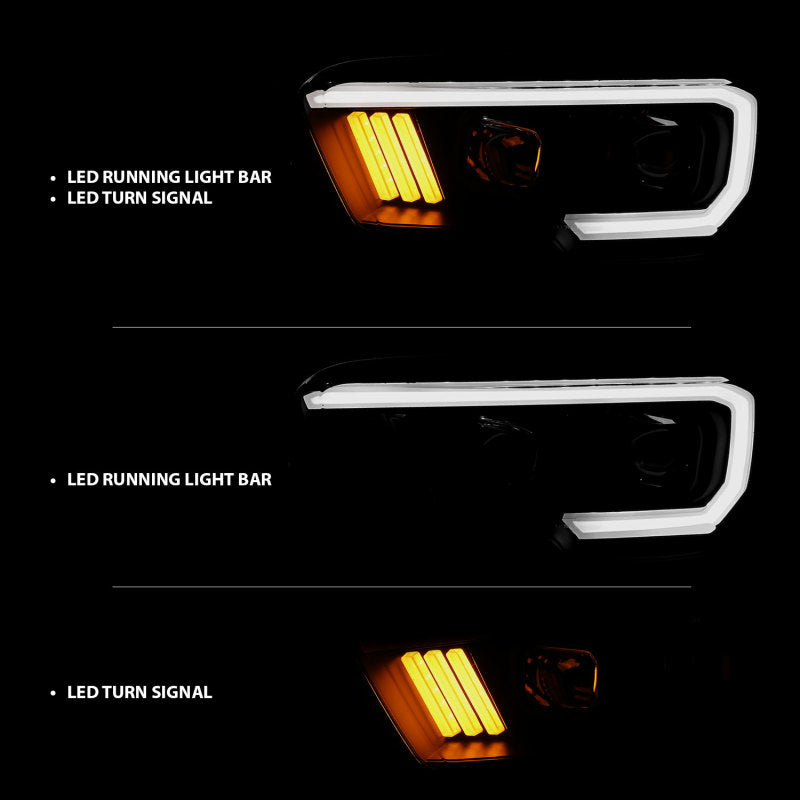 ANZO Projector Headlights | Toyota Tacoma (16-17, 20-23) (111379)