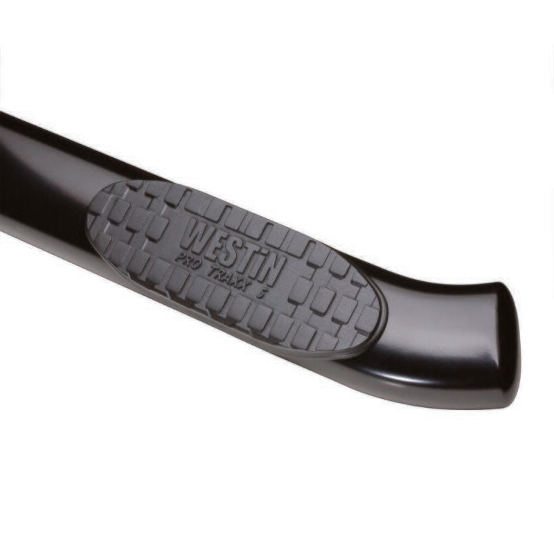 Westin Black PRO TRAXX 5 WTW Oval Nerf Step Bars: Fits Dodge Ram (09-24)