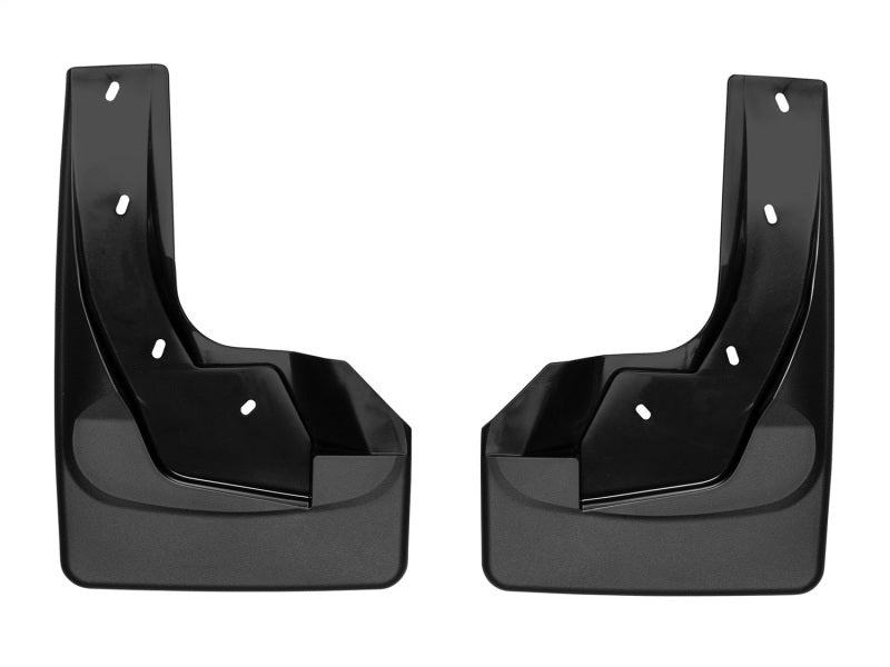WeatherTech Front MudFlaps (2PC, Black): Ram 1500 2019 - 2025 (w/ Fender Flares)