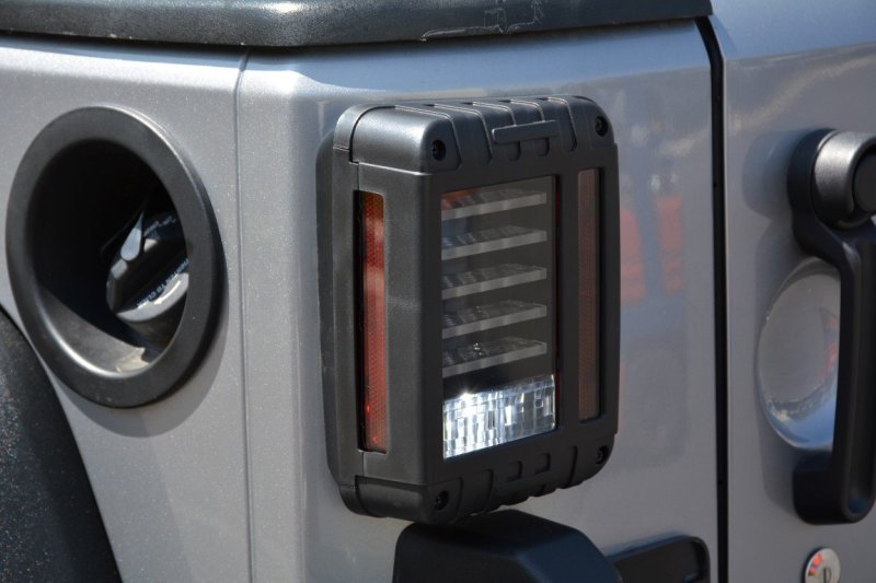 DV8 Offroad Octagon LED Tail Light: Jeep Wrangler JK 2007-2018