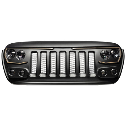 Oracle Lighting Vector Series Full LED Grille: Jeep Wrangler (18-23) / Gladiator (20-23)