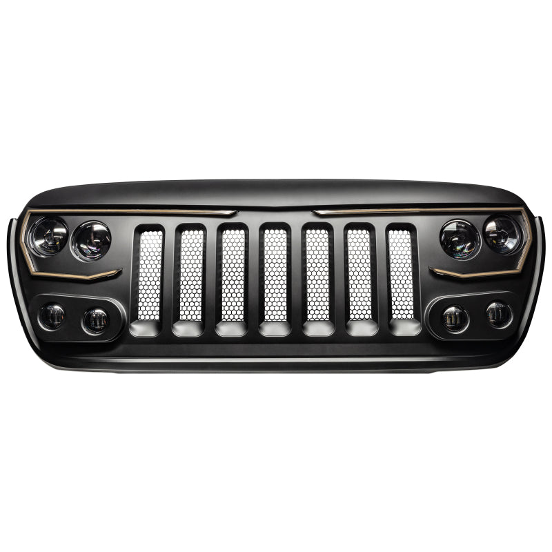 Oracle Lighting Vector Series Full LED Grille: Jeep Wrangler (18-23) / Gladiator (20-23)