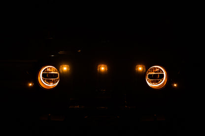 DV8 Offroad Amber Marker Lights: Jeep Wrangler (18-21) / Wrangler JK (18)