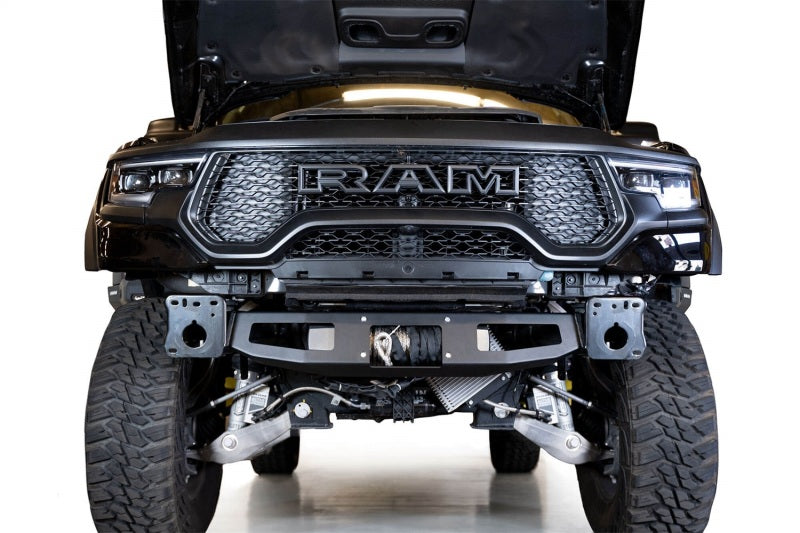 Addictive Desert Designs Stealth Fighter Winch Kit: Ram 1500 TRX (19-24) - Hammer Black/Satin Black
