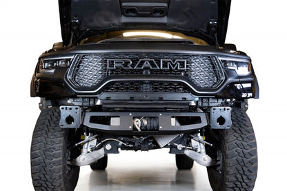 Addictive Desert Designs Stealth Fighter Winch Kit: Ram 1500 TRX (19-24) - Hammer Black/Satin Black