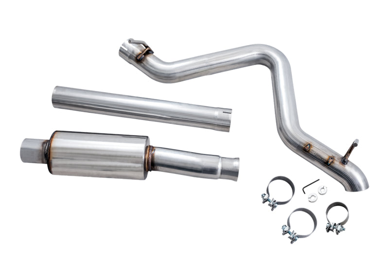 AWE Tread Edition Cat-Back Exhaust (Single Side Exit, Black Tip): Jeep Gladiator 3.6L V6 2020 - 2025