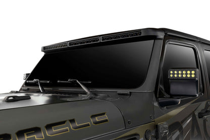 ORACLE Lighting Integrated Windshield LED Light Bar System: Jeep Wrangler / Gladiator (18-24)
