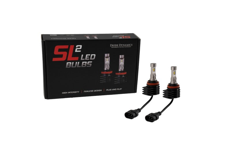 Diode Dynamics H11/H8/H9 Yellow SL2 LED Bulbs | Ford Ranger (19-26) DD0468P