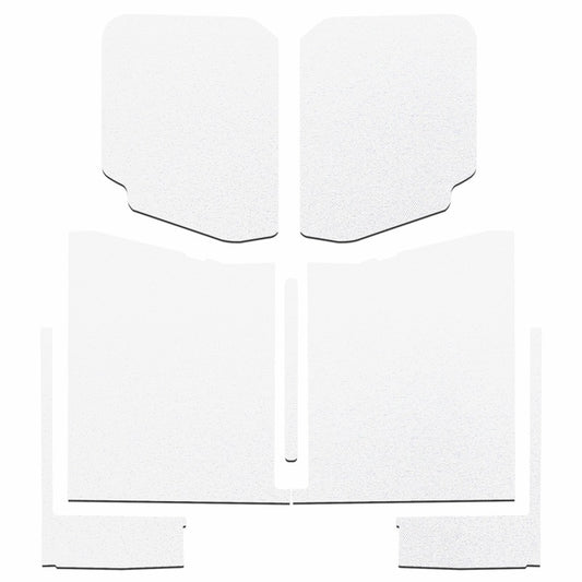 DEI Sound Deadening Boom Mat Headliner Kit 7-Piece: Jeep Gladiator (18-26) - White