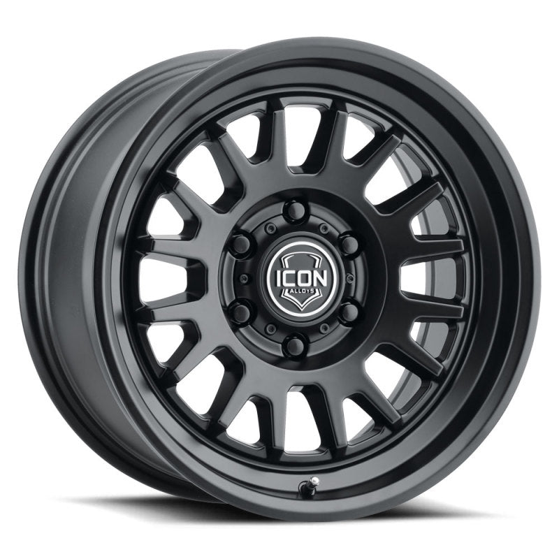 ICON Anza 17x8.5 6x5.5 0mm Offset Satin Black Wheel | Ford Bronco (21-26) (8217858347SB)