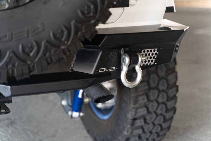 DV8 Offroad MTO Series Rear Bumper w/ Tire Carrier | Jeep Wrangler JL (18-25) (RBJL-13)