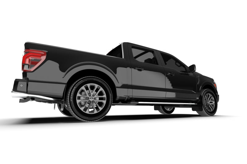 Rally Armor Black UR Mud Flap w/ White Logo | Ford F-150 (21-26) (MF115-UR-BLK-WH)
