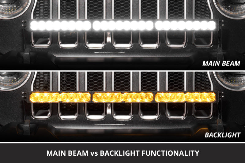 Diode Dynamics Jeep 2018 SS30 Bumper LED Kit Sport White Driving ABL | Jeep Wrangler JL (18-25) (DD8717)
