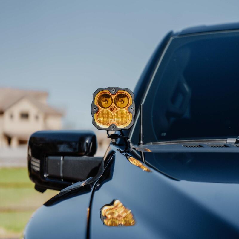 KC HiLiTES 2021+ Ford F-150/Raptor/Lightning Gen 3 Pillar / Ditch Bracket Set | Ford F-150 (21-23) (7337)