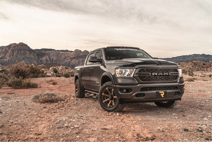 Husky Liners Aeroskin Lightshield PRO Hood Protector w/ Amber LED Lightbar: Ram 1500 (19-24)