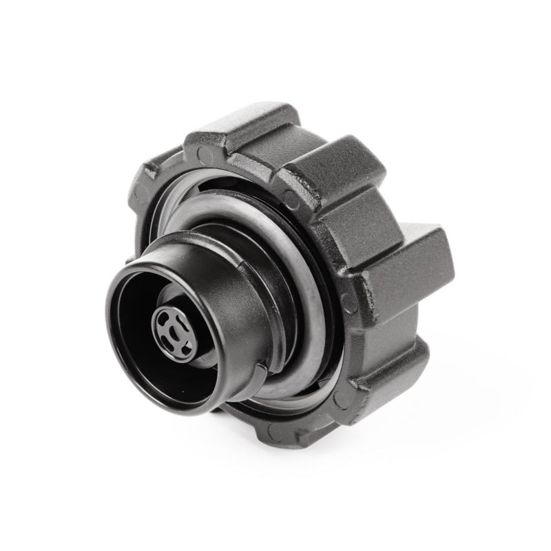 Rugged Ridge Black Elite Aluminum Fuel Cap | Jeep Gladiator JT (20-25) / Wrangler JK/JL (07-25)