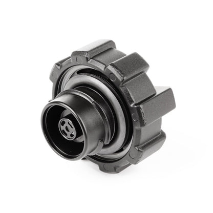 Rugged Ridge Black Elite Aluminum Fuel Cap | Jeep Gladiator JT (20-25) / Wrangler JK/JL (07-25)