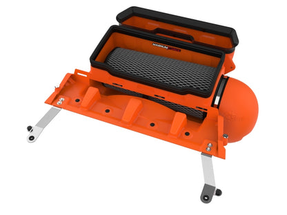 AFE Magnum FORCE Stage-2 Orange Edition Cold Air Intake System: Dodge RAM 1500 TRX 6.2L 2021 - 2023