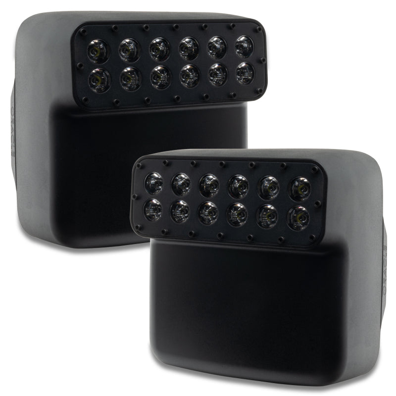 Oracle Lighting LED Off-Road Side Mirrors: Jeep Wrangler (18-24) / Gladiator (20-24)