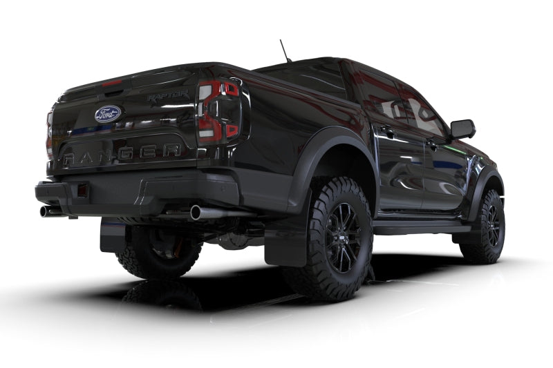 Rally Armor UR Mud Flaps | Ford Ranger (19-26) (MF123-UR-BLK-WH)