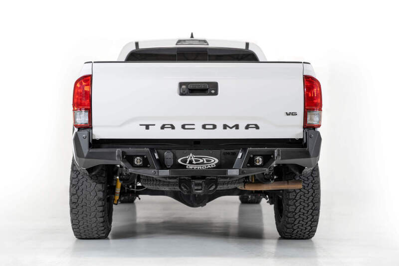 Addictive Desert Designs 16-19 Toyota Tacoma Stealth Fighter Rear Bumper w/ Backup Sensor Cutouts | Toyota Tacoma (20-23) (R681241280103)