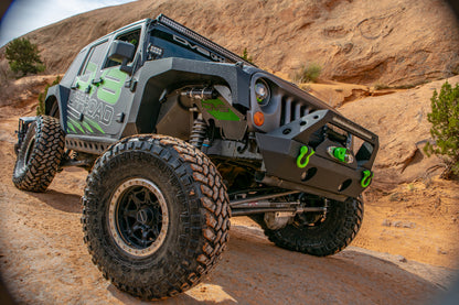 DV8 Offroad Black Aluminum Inner Fender (FRONT): Jeep Wrangler JK 2007-2018