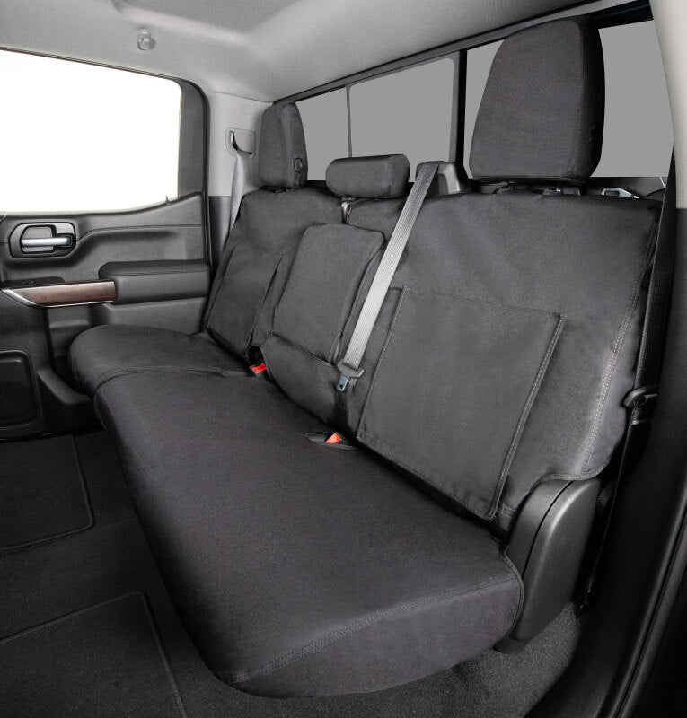 Covercraft Endura Waterproof Polyester SeatSaver Front Seat Covers | Chevrolet Silverado 1500 / GMC Sierra 1500 (19-26) (SS3475WFBK)