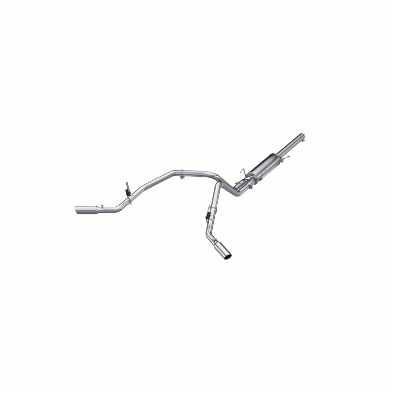 MBRP Cat-Back 3" Dual Split Side Exhaust: Dodge Ram 2004 - 2005 5.7L Hemi (Reg or Crew Cab / Short Bed)