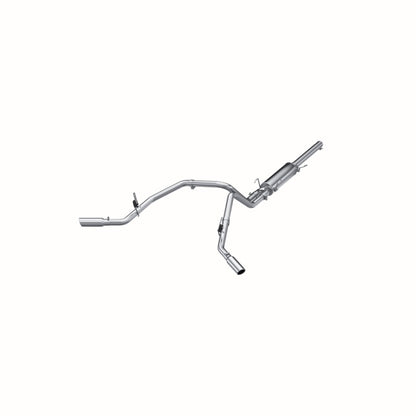 MBRP Cat-Back 3" Dual Split Side Exhaust: Dodge Ram 2004 - 2005 5.7L Hemi (Reg or Crew Cab / Short Bed)