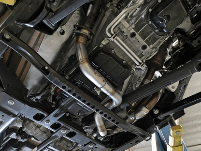 aFe Twisted Steel Y-Pipe | Jeep Wrangler JL (18-25) / Gladiator JT (20-25) (48-48026)