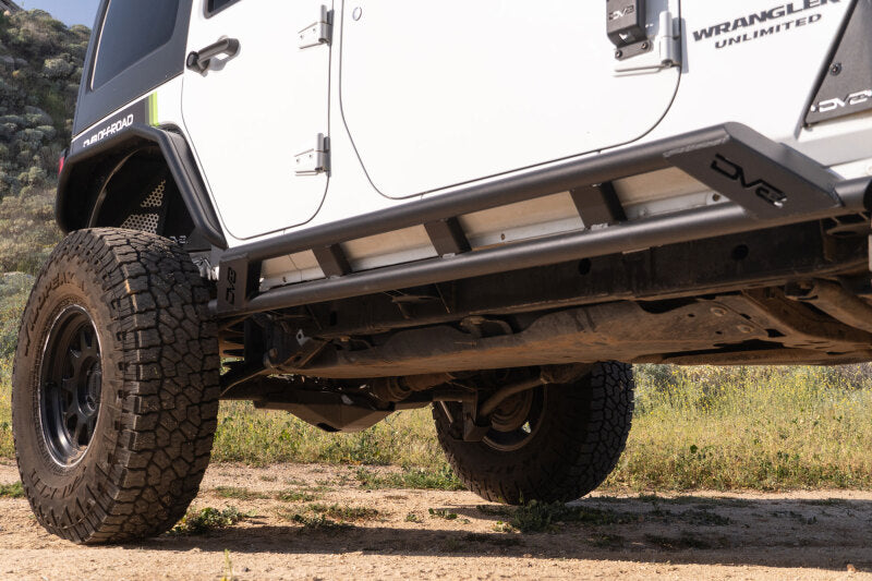DV8 Offroad Rock Sliders | Jeep Wrangler JK 4-Door (07-18) (SRJK-07)
