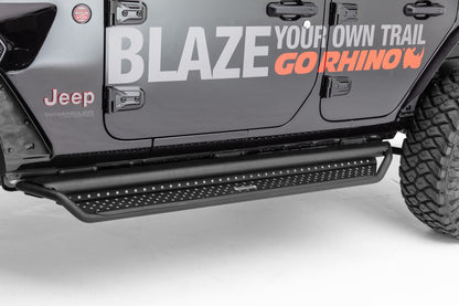 Go Rhino Dominator Extreme D1 Side Steps | Ford Bronco (21-26) - Tex Black (D10057T)