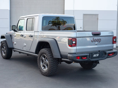 Borla ATAK Climber Cat-Back Exhaust System (Turn Down Exit): Jeep Gladiator JT 3.6L V6 2020 - 2025