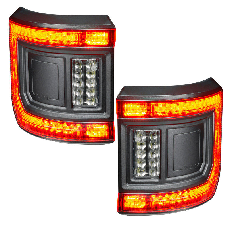 Oracle Lighting Flush Mount LED Tail Lights: Jeep Gladiator 2020-2024 w/ Tinted Lens